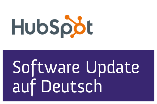 HubSpot Software Update Deutsch