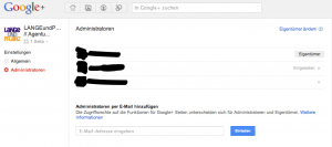 Endlich: mehrere Admins bei Google+