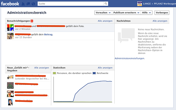 Die Facebook Chronik für Unternehmensseiten ist verfügbar