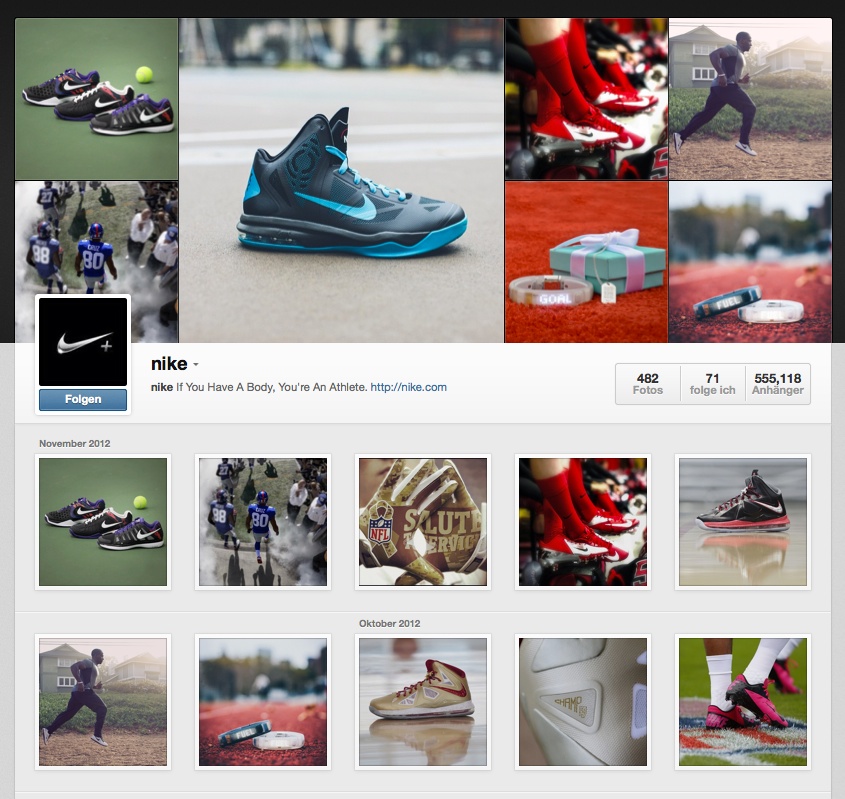 Foto-Netzwerk Instagram jetzt mit Web-Profilen
