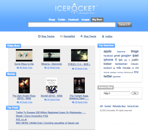 Social Media Tools: Ice Rocket - die Suchmaschine für Blogs