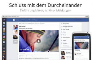 Facebook stellt neues Design für den Newsfeed vor