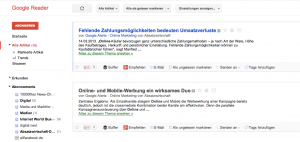 Der Google Reader wird eingestellt