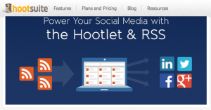 HootSuite integriert RSS-Reader Syndicator