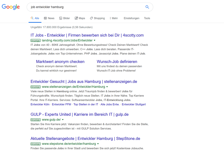 Beispiel-Google-Ad-Personalmarketing