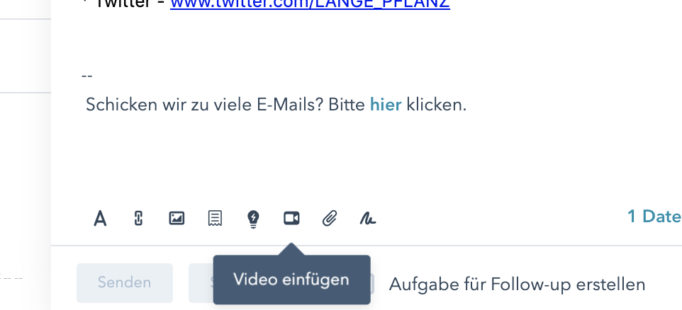 Videos in E-Mails
