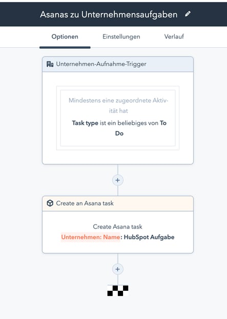 BErstellung von Asana-Aufgaben