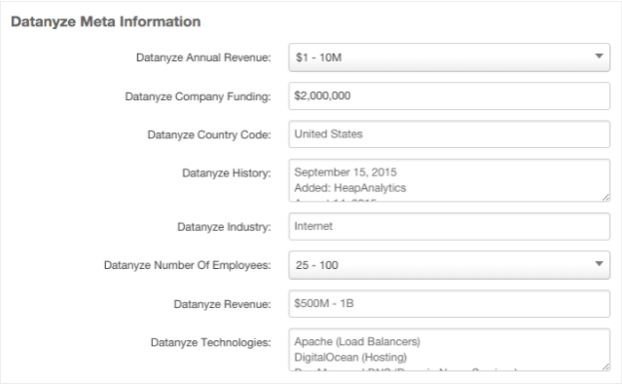Datanyze Integration für HubSpot