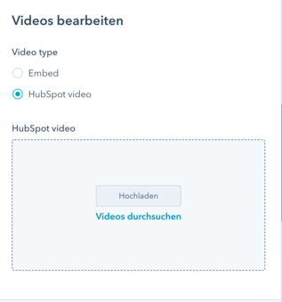 Video in Email einfügen HubSpot