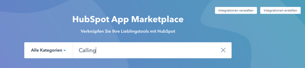 Calling-Integrationen