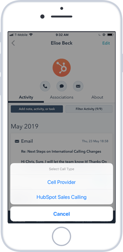 Sales calling (VoIP)