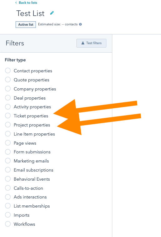 Custom Object Filters HubSpot