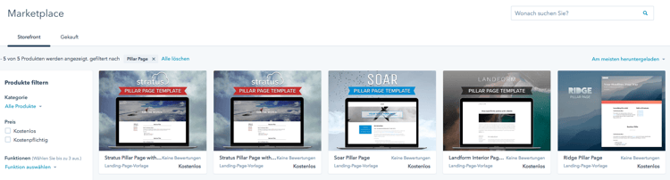 HubSpot Content Strategie - HubSpot Templates