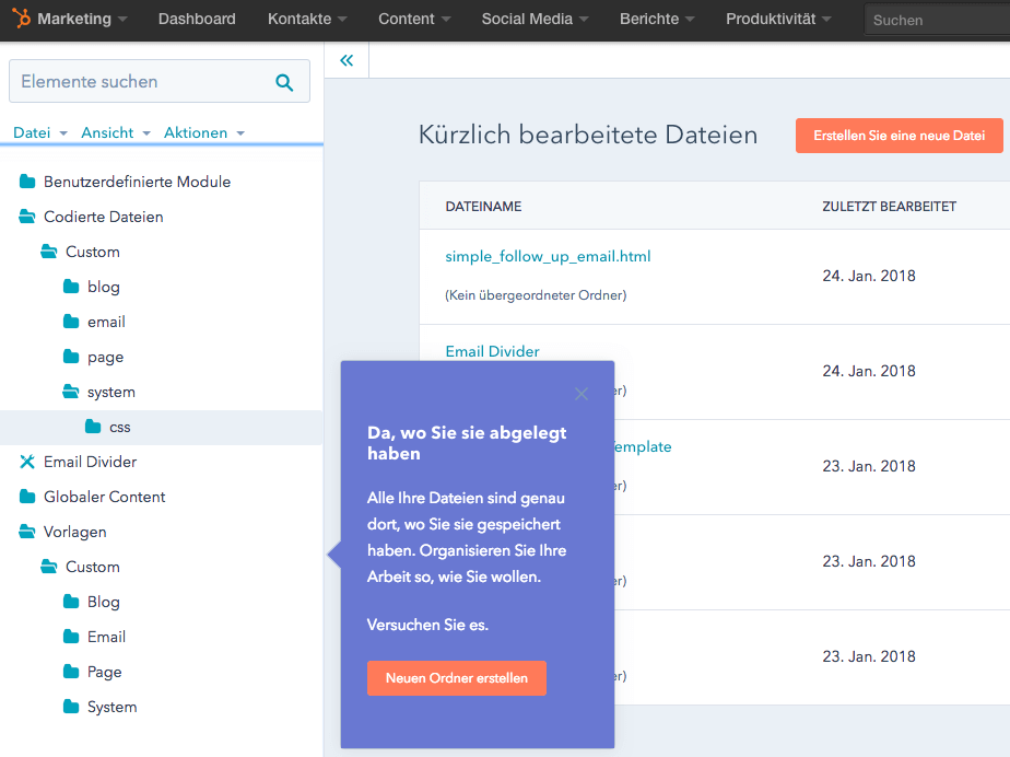 Design Manager – Dokumentenverwaltung