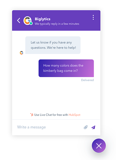 Danach: Live-Chat
