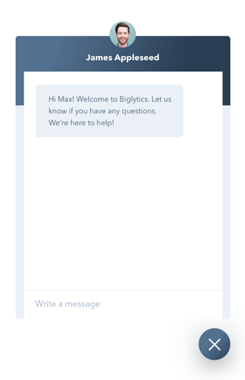 Vorher: Live-Chat