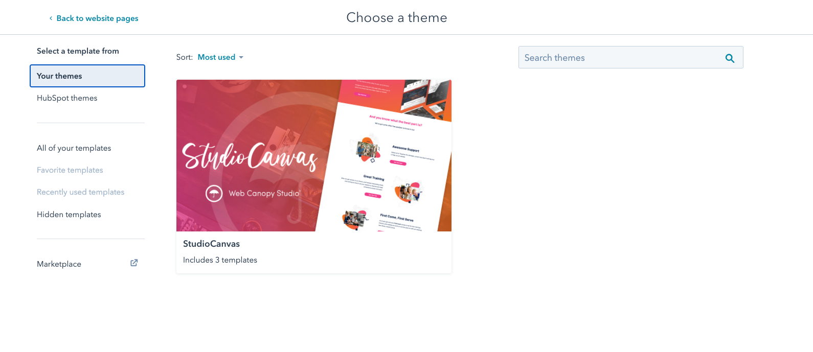 HubSpot Update: Kaufen Sie nach Themen auf dem Asset Marketplace ein