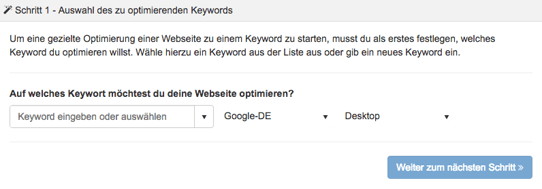 Landing Pages Schritt 1 PageRangers