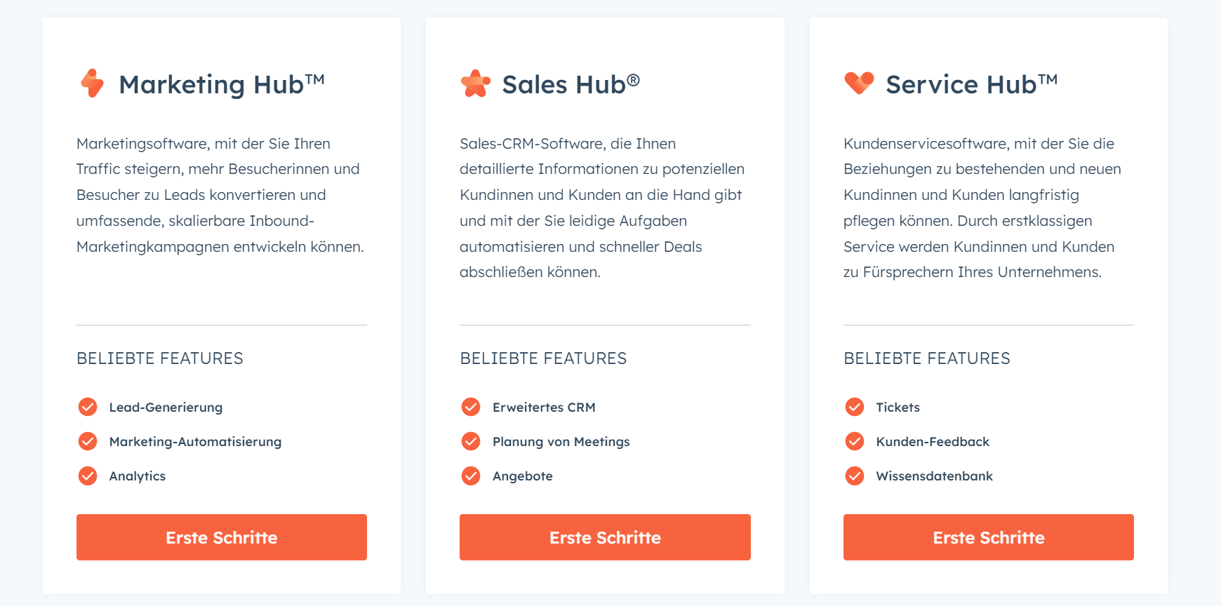 Website erstellen: 7 Regeln, die beim UI Design wichtig sind_angebote_hubspot_screenshot