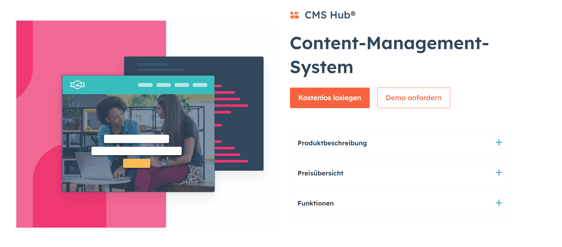 Website erstellen: 7 Regeln, die beim UI Design wichtig sind_cms_hubspot_screenshot