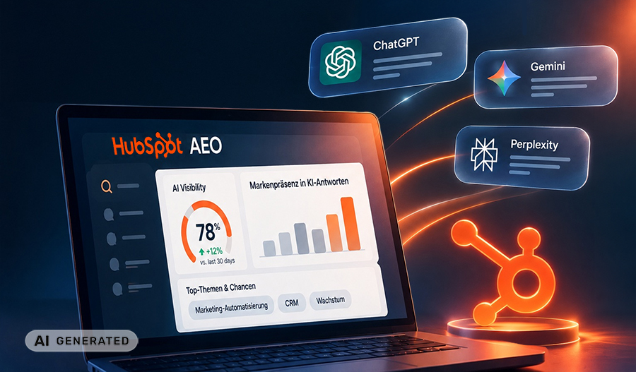 HubSpot AEO: Die Software für KI-Sichtbarkeit in ChatGPT, Gemini & Co.