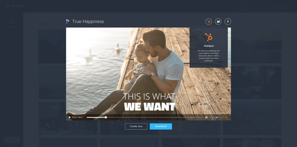 Erstellen Sie Videos einfach und bequem mit Promo und HubSpot