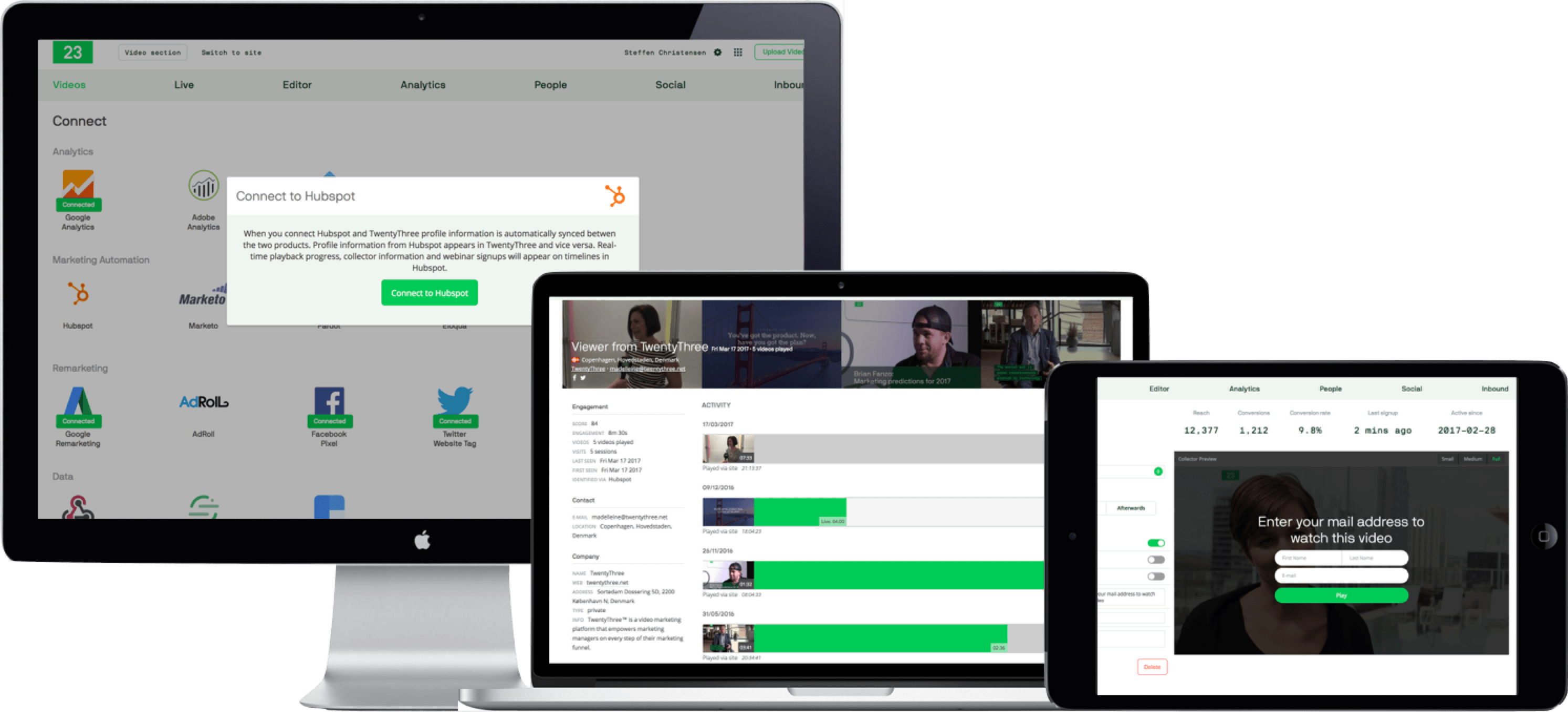 TwentyThree: So nutzen Sie die HubSpot Integration