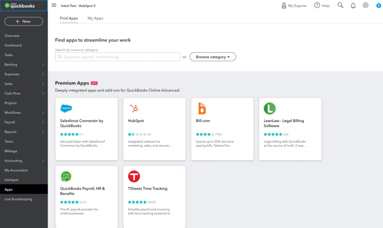 HubSpot for QuickBooks Advanced Premium App Funktionen