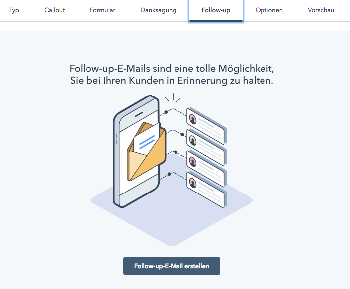 Follow-up E-Mail-Automatisierung – jetzt auch für Popup-Formulare