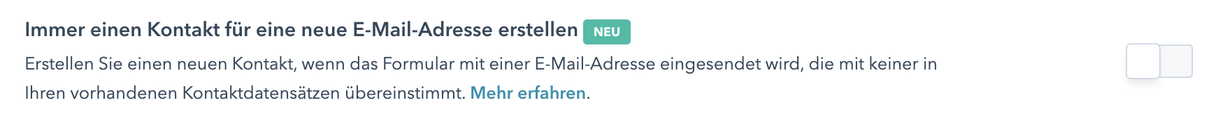 Kontaktinformationen sammeln, ohne das Cookie-Tracking zu deaktivieren