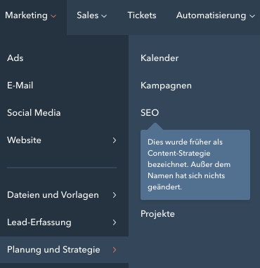 Die Content Strategie heißt nun SEO