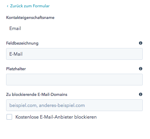 Lead-Flow-Formularfelder – jetzt manuell anpassbar