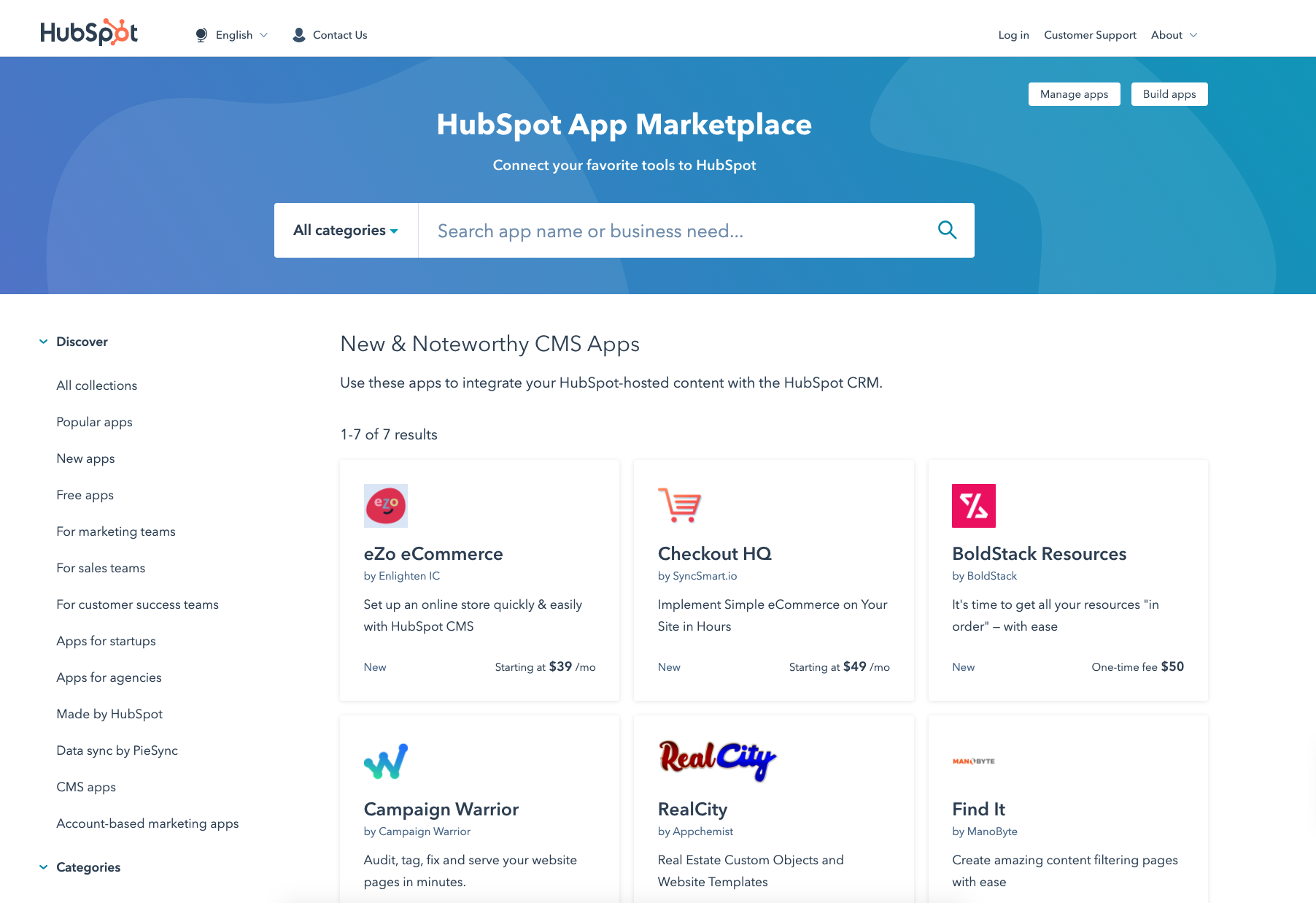 Neue CMS-Apps im App-Marketplace