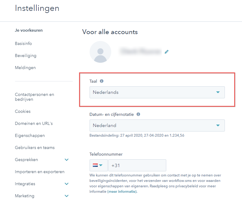 HubSpot ist nun auf Niederländisch verfügbar