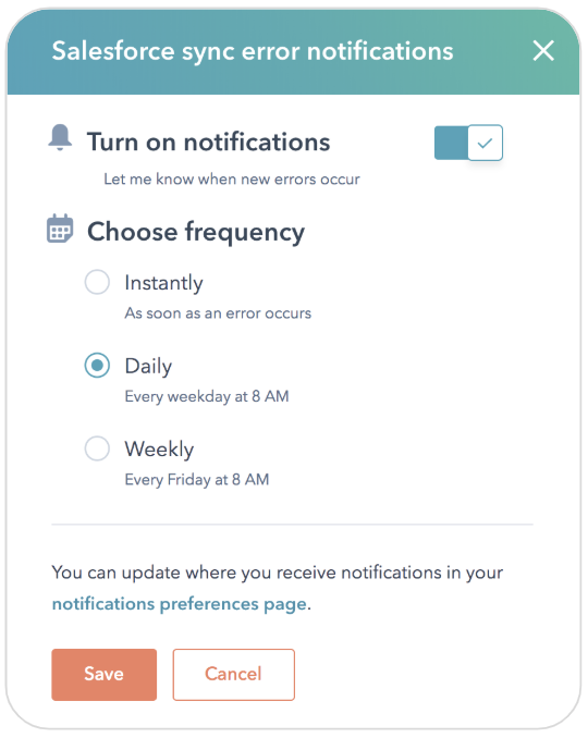 HubSpot Salesforce Sync Health